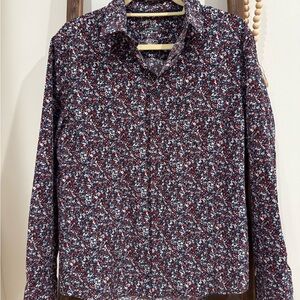 Apt. 9 Men's Slim Fit Premier Flex Performance Floral Button Down